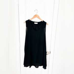 Cotelac Black V-Neck Dress Size 2